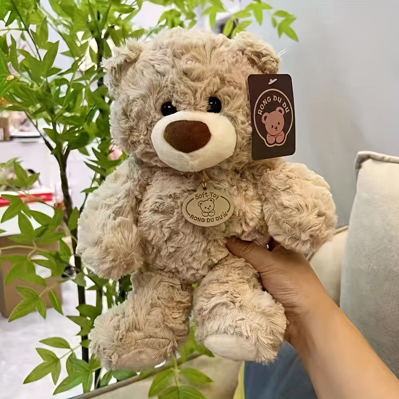 Plush Toy Oversized-Style Teddy Bear in Beige or Brown with Classic Seated Bear Details and Gifting — image 1
