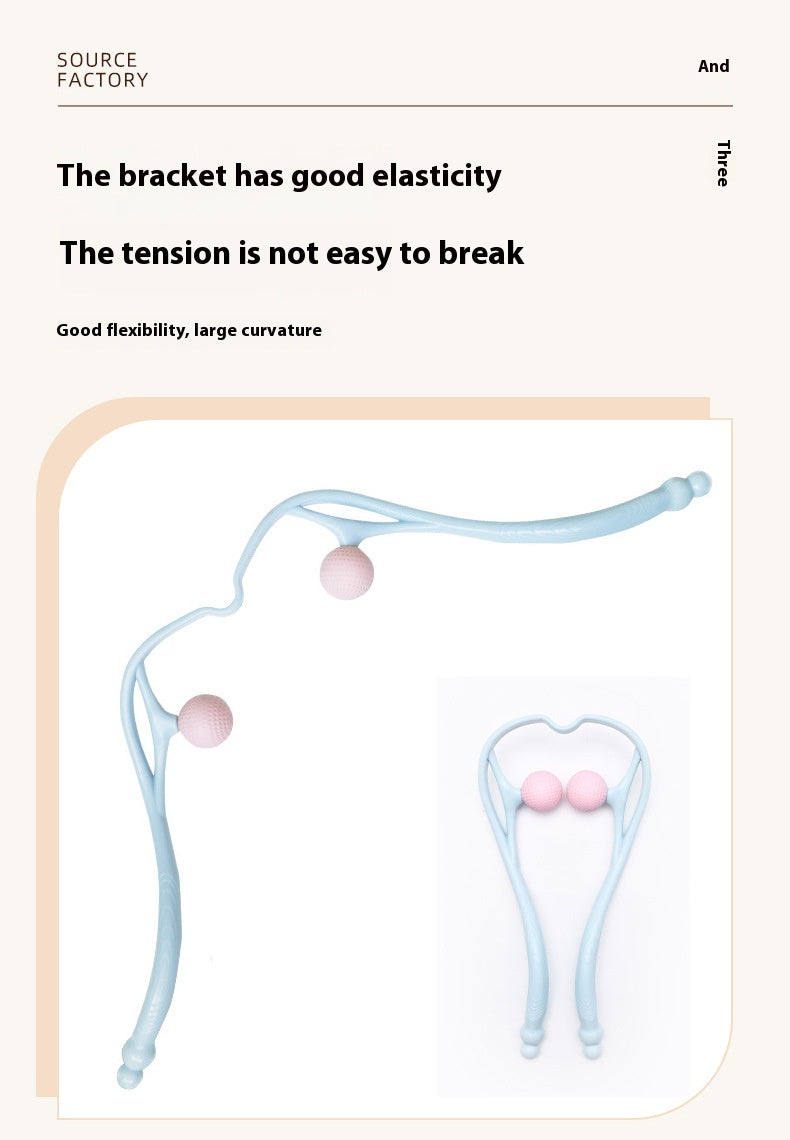 Double Ball Manual Neck Massager Shoulder Neck
