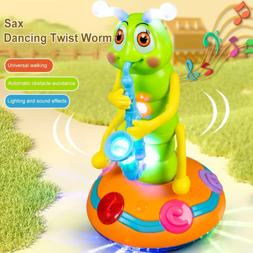 Caterpillar Saxophone Toy for Kids with LED Lights & Music - Electric Musical Instrument for Toddlers — image 13
