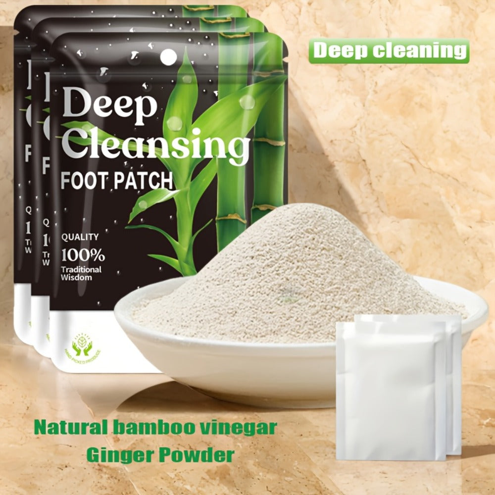 Detox Foot Patches with Bamboo Vinegar Ginger & Lavender – Natural Plant Formula Deep Cleansing Overnight Foot Pads — image 6