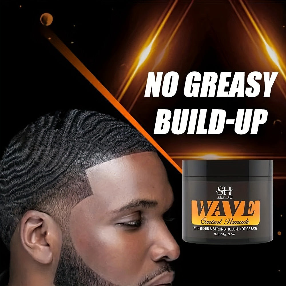 Wave Pomade Set for Men 360 Waves, Glycerin Formula Silky Shine, 4-Piece or 5-Piece Bundle with Silky Durag & Wave Brush — im