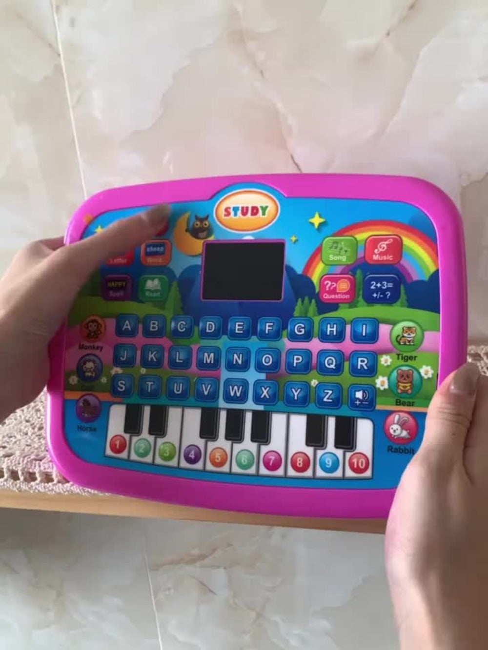 Educational Learning Machine for Kids with 2.2" Screen Alphabet Numbers Music Animals Piano Keys — image 13