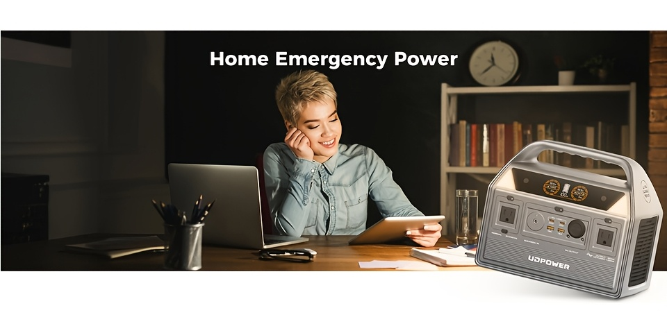 Portable Power Station 595Wh 600W with LiFePO4 Cell Pack, Nine Outputs, USB-C PD and 1200W Surge — image 21