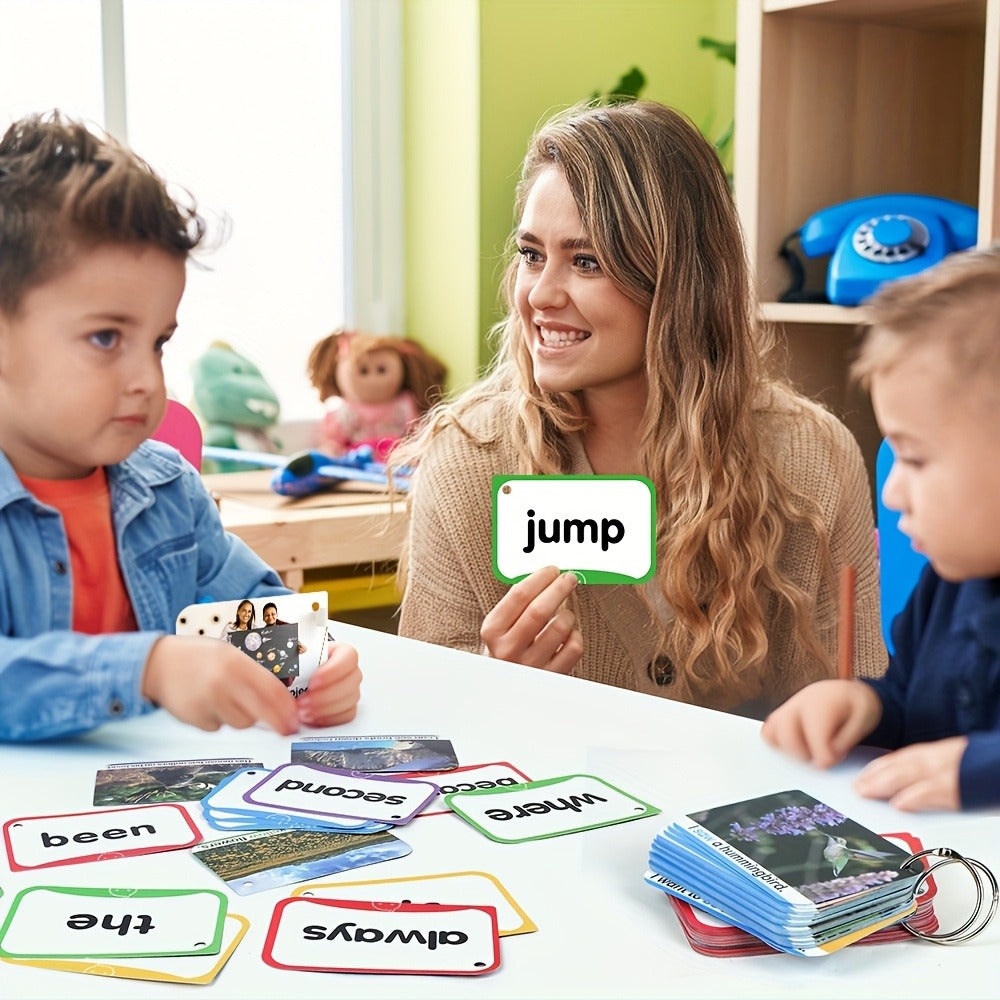 Sight Words Flash Cards 350 Dolch & Fry High Frequency Words, 5 Color-Coded Levels Pre-K to 3rd Grade — image 6