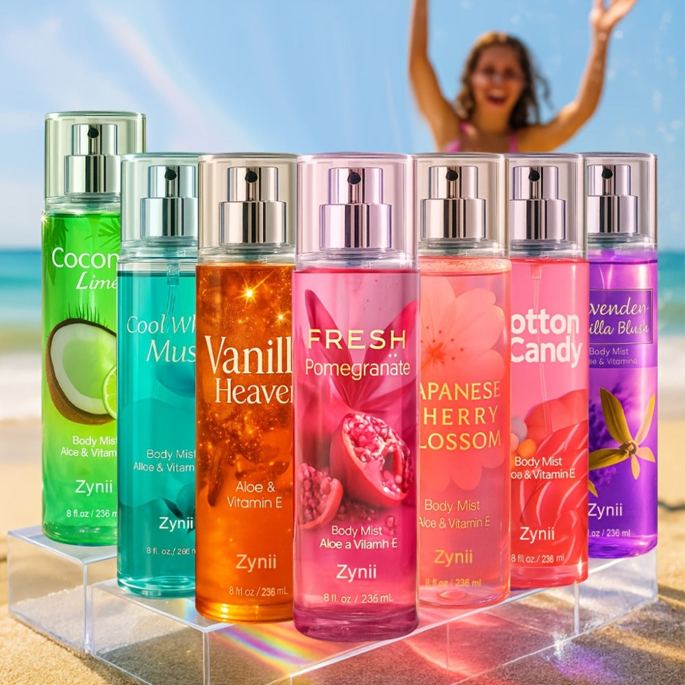 Perfume for Women Long Lasting Floral Fruity Eau de Toilette Spray Non-Greasy Dual-Use Hair & Body Mist 13 Scents 7.98 Fl Oz 