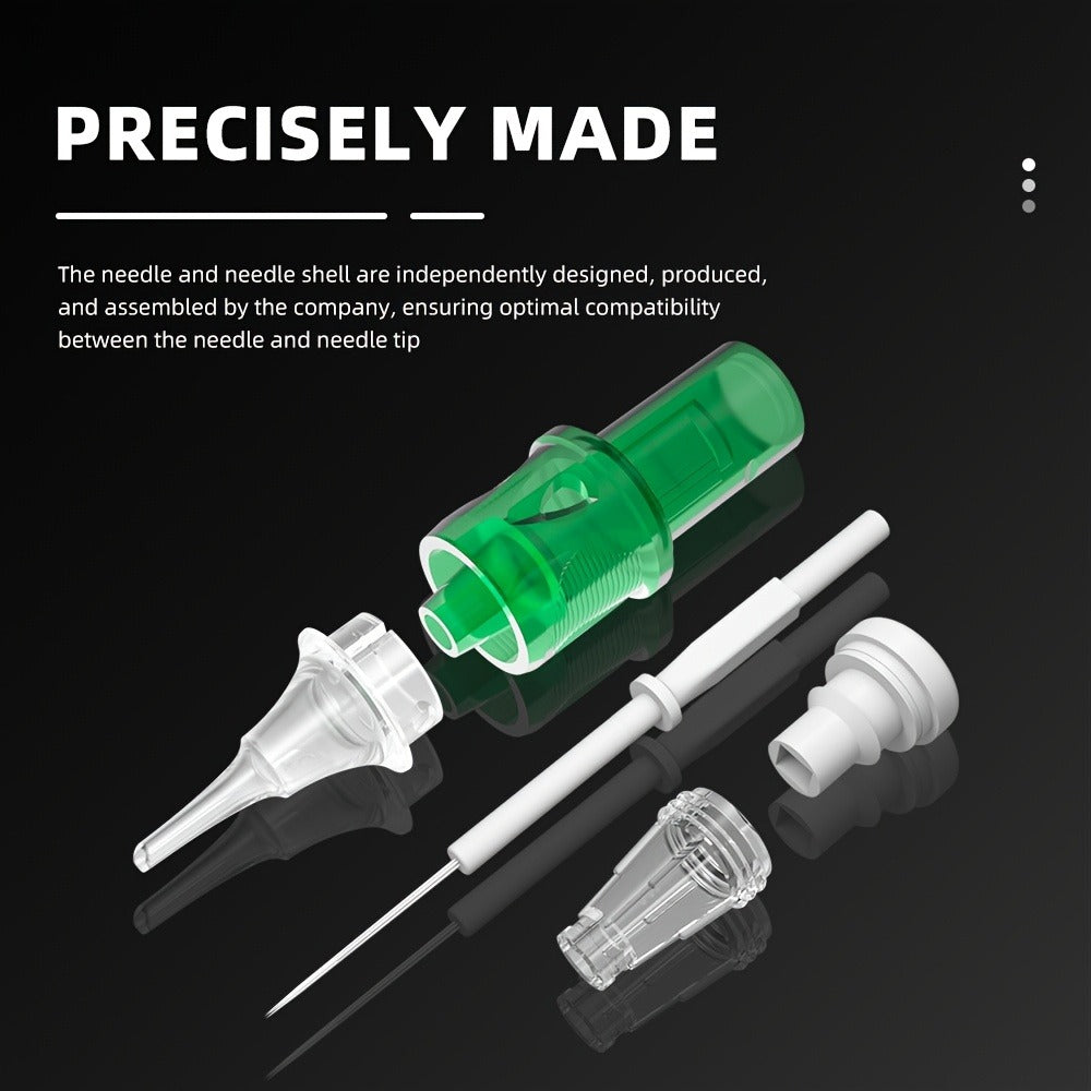 Tattoo Cartridge Needles with MAGICCREATOR Label, 20-Piece Box with 25 RL RS CM M1 Options — image 16