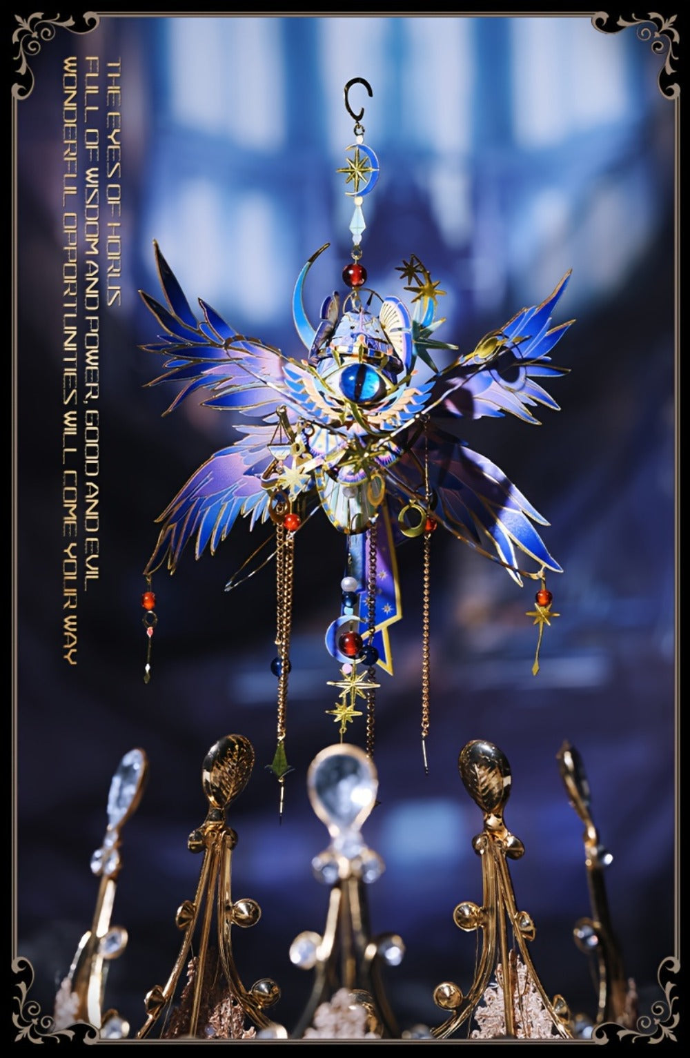 3D Metal Puzzle Model Kit, God's Eye & Angel's Eye MU Assembly, Laser-Cut DIY Craft, Artistic Home & Office Decor — image 20