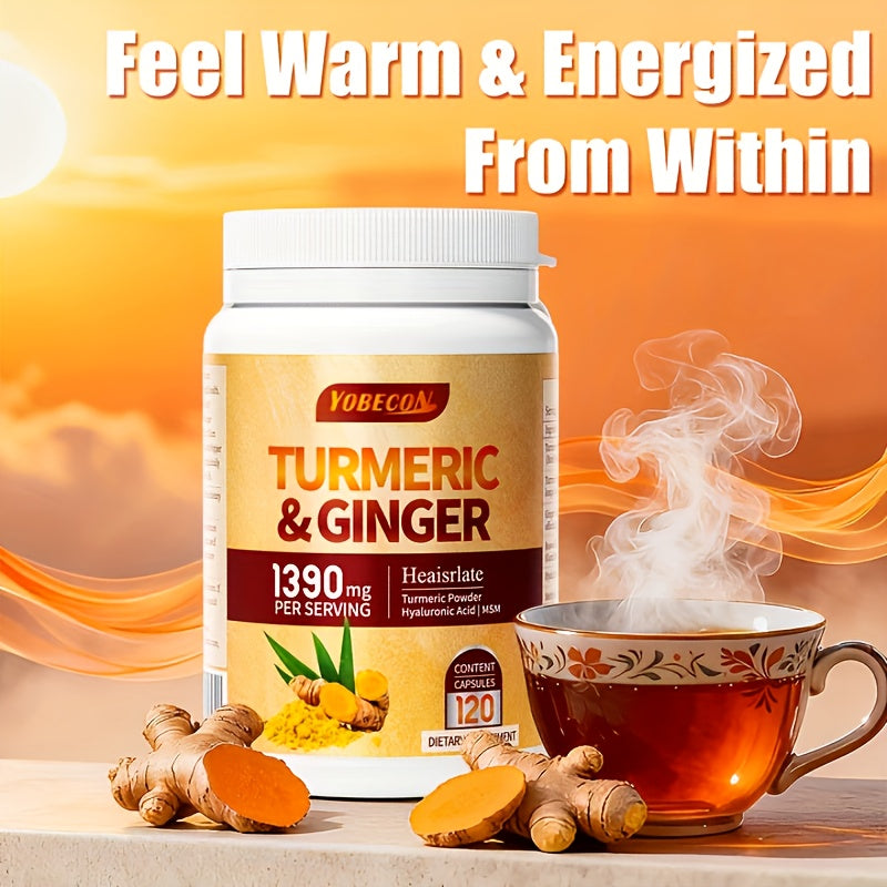Turmeric Supplement with Black Pepper, Sports Recovery, Skin Health & Digestion Support for Women & Men — image 11