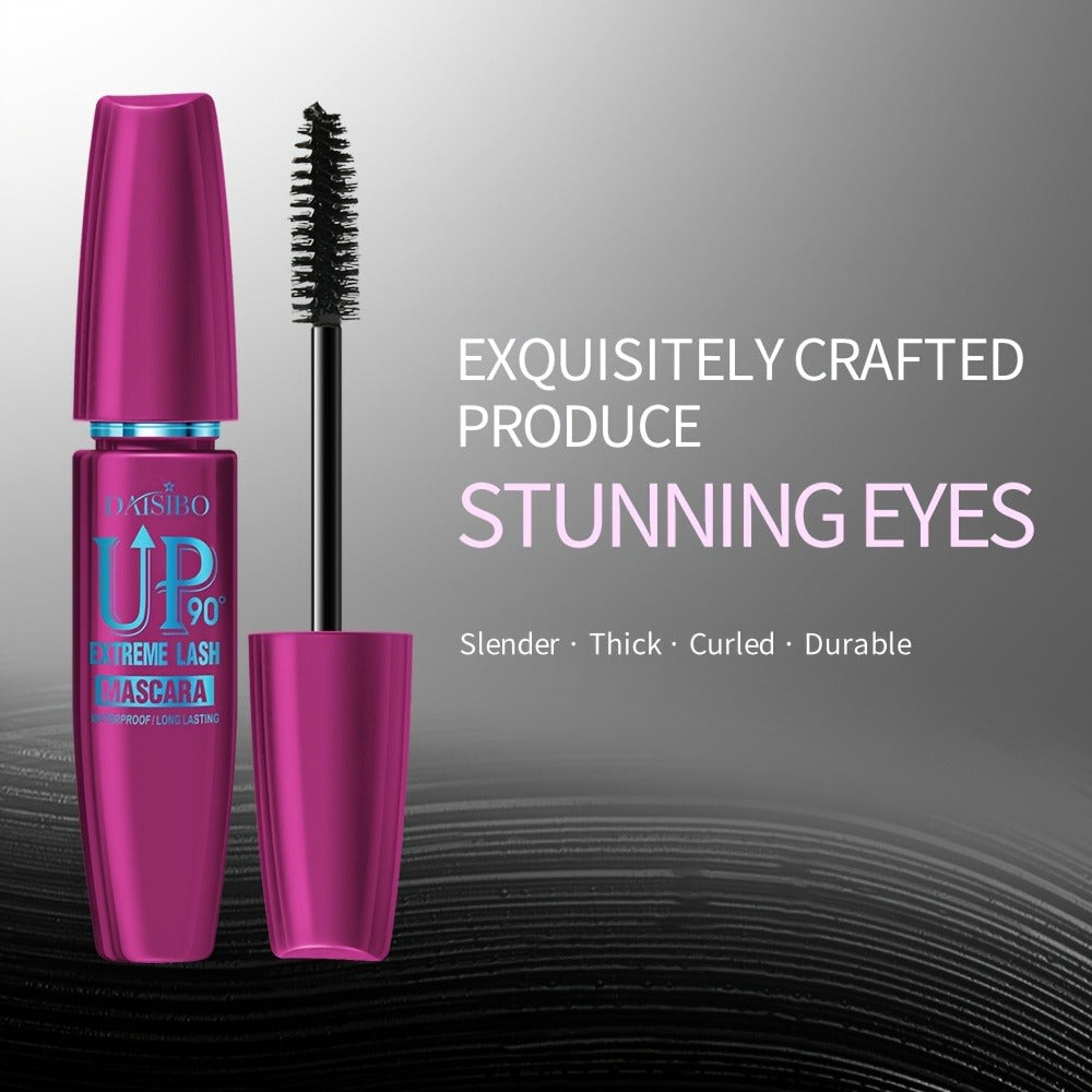 Black Mascara Four-Piece Set with Turquoise, Blue, Black and Magenta Tubes and Straight Bristle Wands — image 7