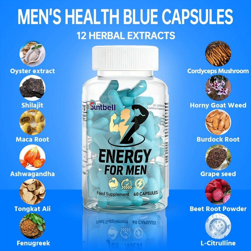Dietary Supplement Men’s Capsules with Horny Goat Weed, Tongkat Ali, Maca and L-Citrulline, 60 Count — image 6