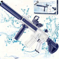 Continuous-Fire Water Gun for Kids & Adults, High- Long-Range Squirt Blaster for Summer Beach Pool Backyard Outdoor Play — im