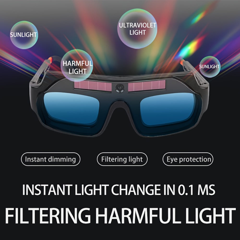 Auto-Darkening Welding Goggles True Color Lens – Anti-Glare Safety Glasses for TIG MIG MMA Plasma Welding — image 7