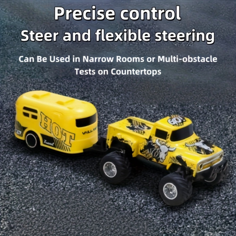 Remote Control Car, 1:64 Die-Cast Monster Truck with 2.4GHz Control, LED Headlights and Five Color Options — image 13