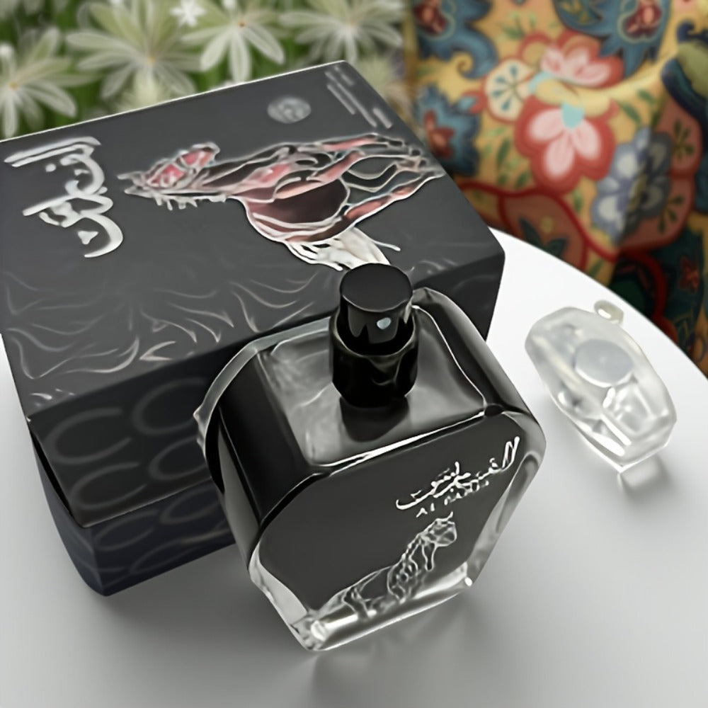 AL FARIS Black Mustang Men Cologne Eau de Parfum 3.38 oz 100ml Dubai Arabian Oriental Fragrance Woody Oud Musk Spray — image 
