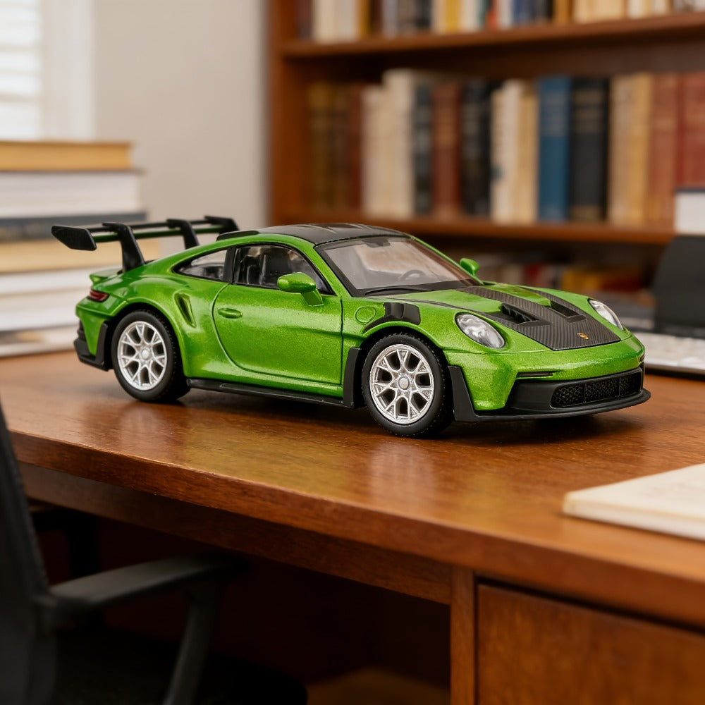 Porsche 911 Die-Cast Collectible Model for Adults, High-Detail Zinc Alloy Display Car for Home Decor Exhibitions — image 9