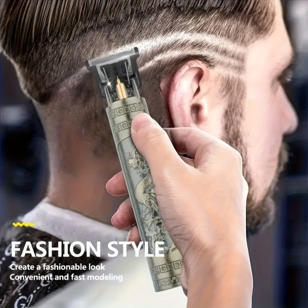 Beard Trimmer for Men USB Rechargeable Zero Contour Precision Edger Lithium Battery – Hair Clipper with Limit Comb ABS Body f