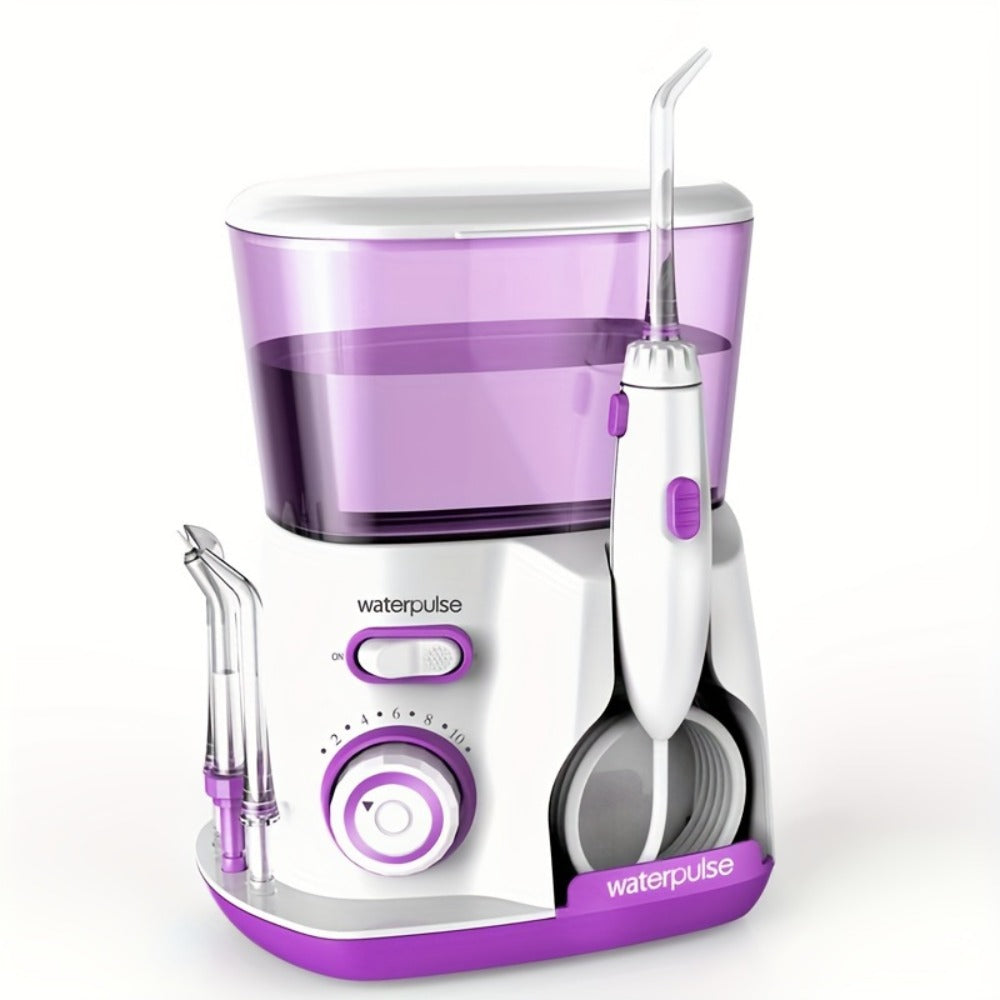 Water Flosser with Cordless Rechargeable Design, Portable Oral Irrigator in Blue or Purple for Daily Teeth Cleaning — image 4