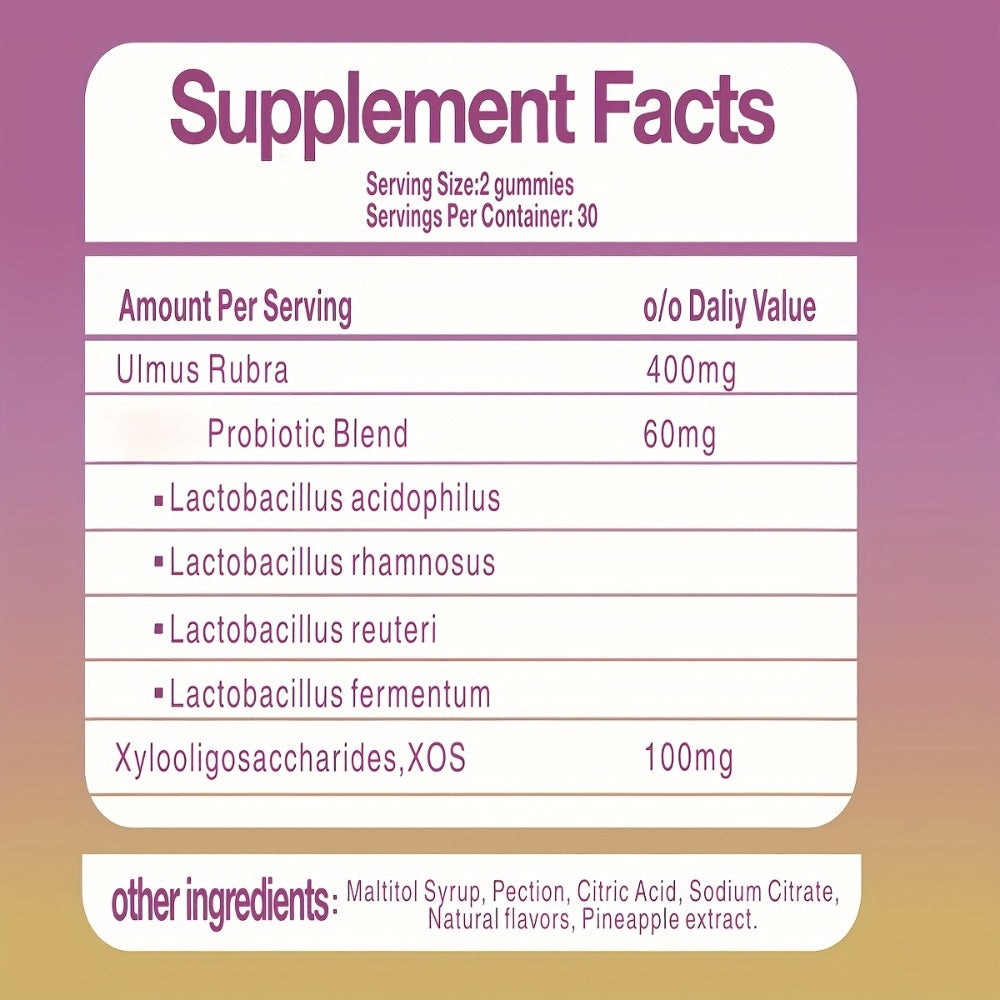 Women's Probiotic Gummies for Vaginal Health & Intimate Balance, 60 Count Pineapple Flavor, Supports Healthy Flora — image 2