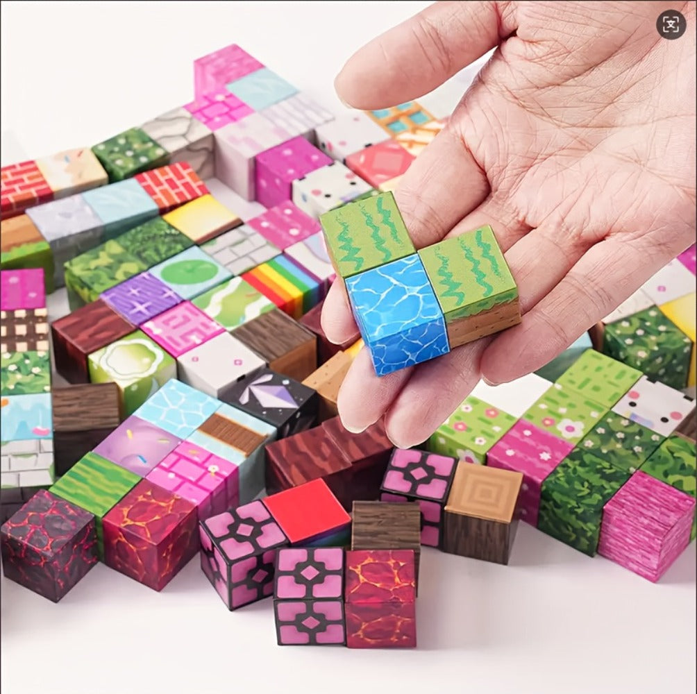 Magnetic Tiles Building Blocks for Kids 100PCS 210PCS, ABS Magnetic with the Listed Color, Size or Set Options for Everyday U