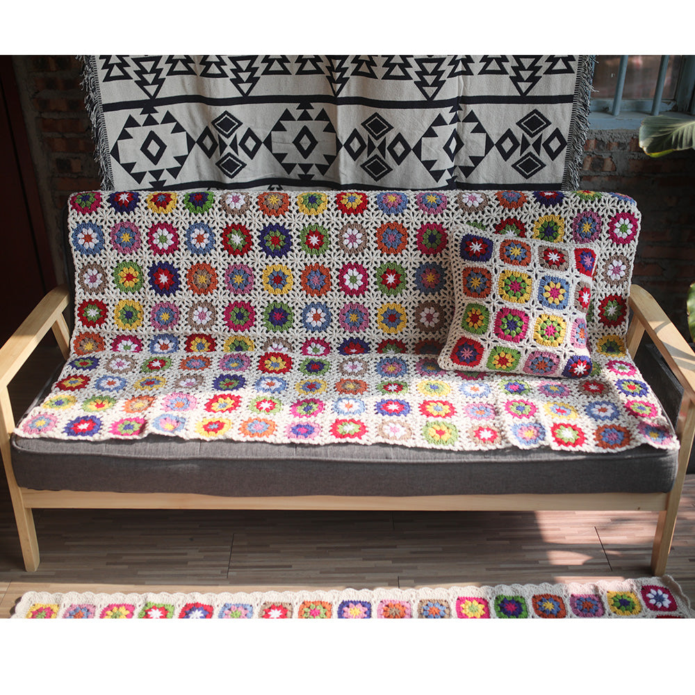 Fashion Home Simple Daisy Sofa Blanket