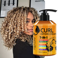 7-in-1 Curl Styling Cream in 280ml Illustrated Pump Bottle with Rosemary, Coconut and Argan Oils — image 11