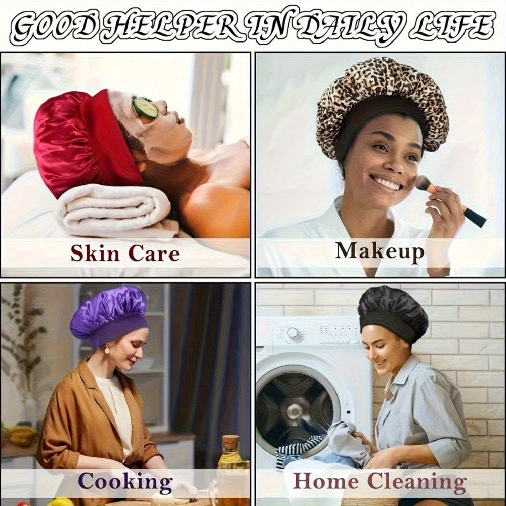 Heatless Curling Set 12pcs Overnight Sleep Hair Curlers Satin Sleep Cap Eye Mask Facial Roller Hairband Storage Bag No Heat D