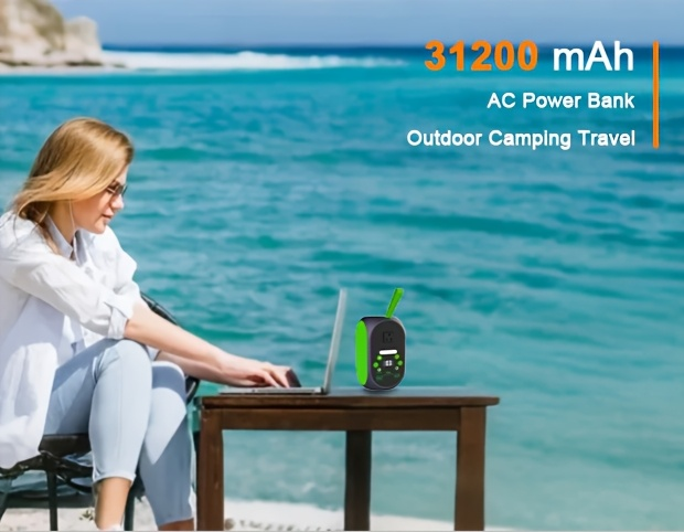 Power Station with Solar Panel, 99.84Wh 120W LiFePO4 Unit with 30W Foldable Solar Panel and Five Outputs — image 14