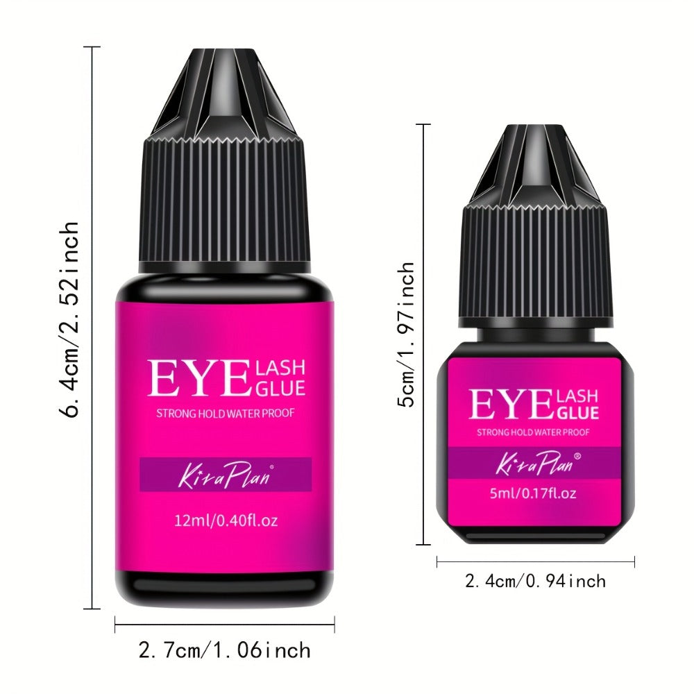 2-Pack Lash Extension Glue, Ultra Fast Dry 0.5, 1s, 6, 7 Week Retention, Black Eyelash Adhesive — image 5