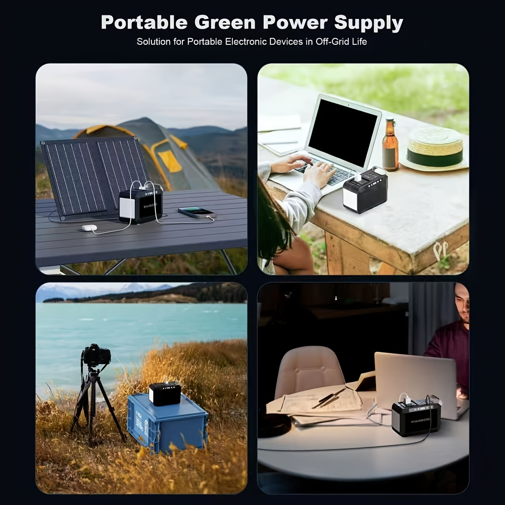 Portable Power Station 88/148/172Wh with AC Outlet 110V, Solar Generator for Camping, USB3.0 QC Fast Charge — image 8