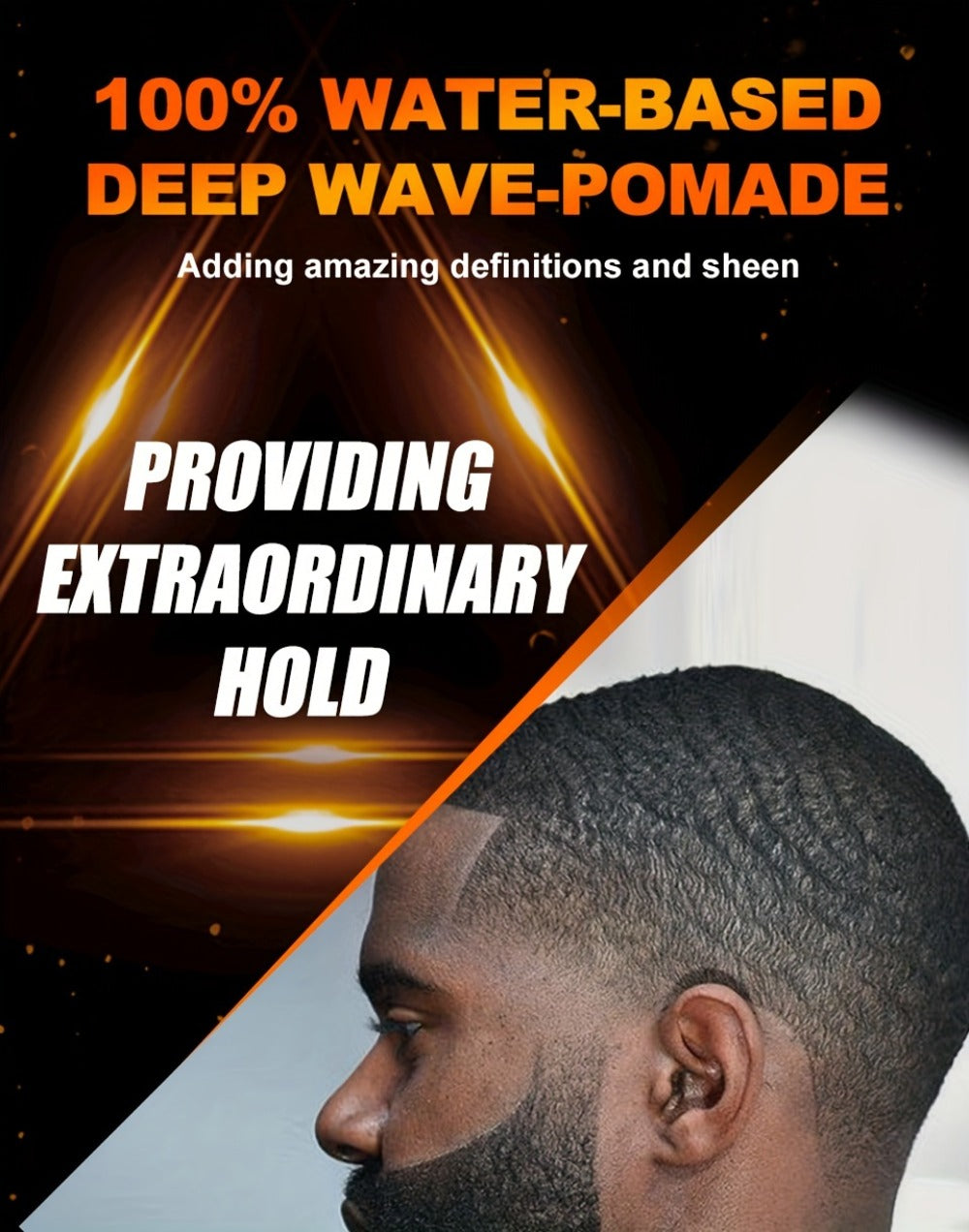 360 Wave Pomade Strong Hold Hair Styling with Jojoba Oil – Frizz Control Moisturizing Formula for Dreads Locks Twists Coily C