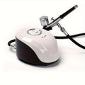 Mini Air Compressor and Airbrush Kit with White or Red 19B Model Options and 120 x 90 x 70 mm Pictured Base — image 1