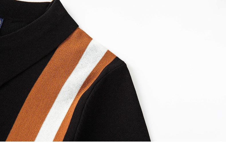 Men's Summer Stripes Jacquard Sweater