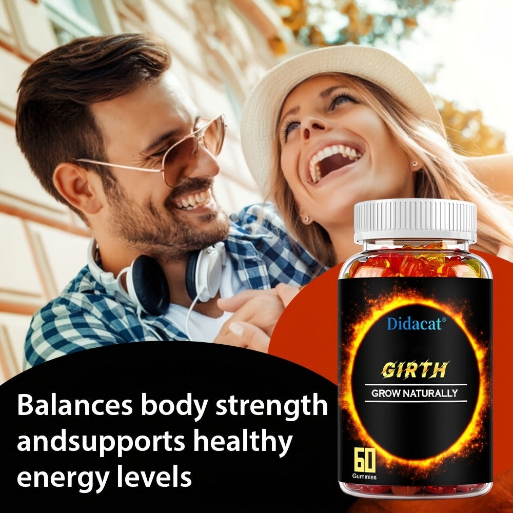 Ashwagandha Gummies for Men, GIRTH Male Vitality & Energy Supplement with KSM-66 Ashwagandha for Strength — image 3
