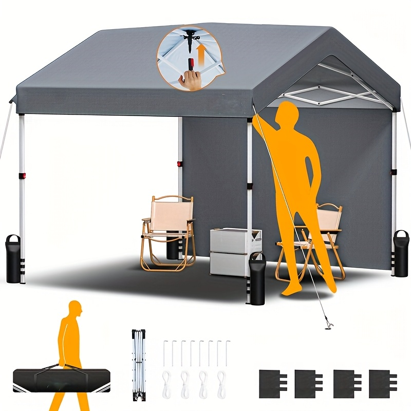 Center-Lock 10x10ft Pop-Up Canopy Tent with Three Height Settings and Optional Three-Sidewall Packages — image 15