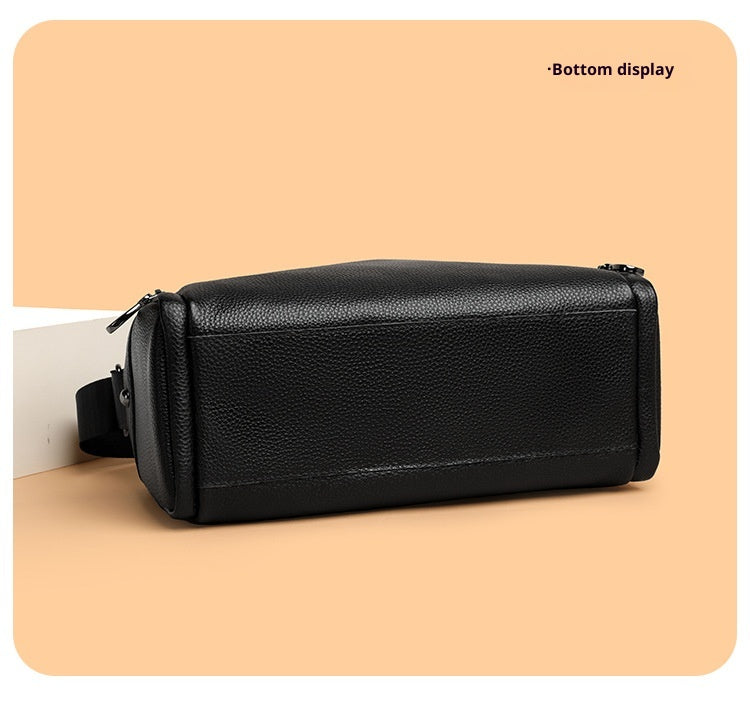 Genuine Leather Crossbody Cowhide Shoulder Large-capacity Multifunctional Bag