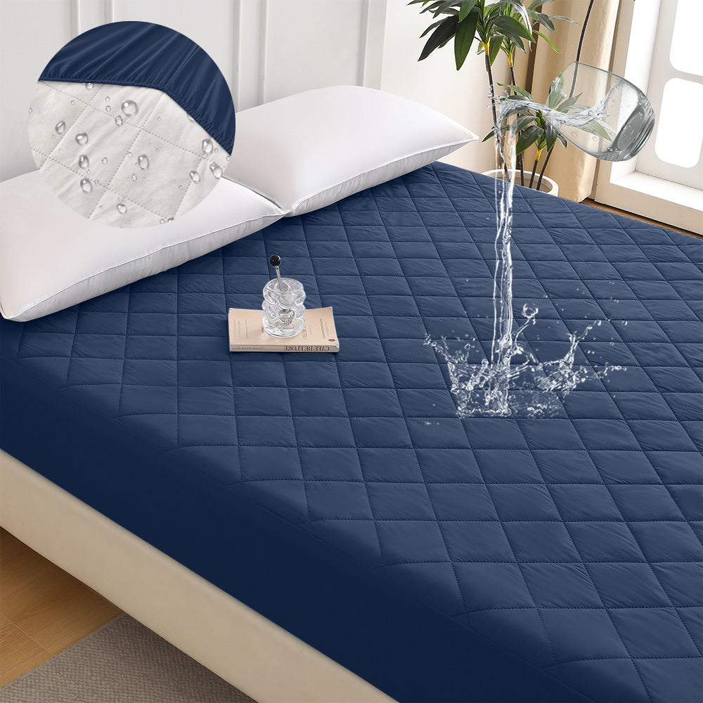 Diamond Grid Waterproof Mattress Protector