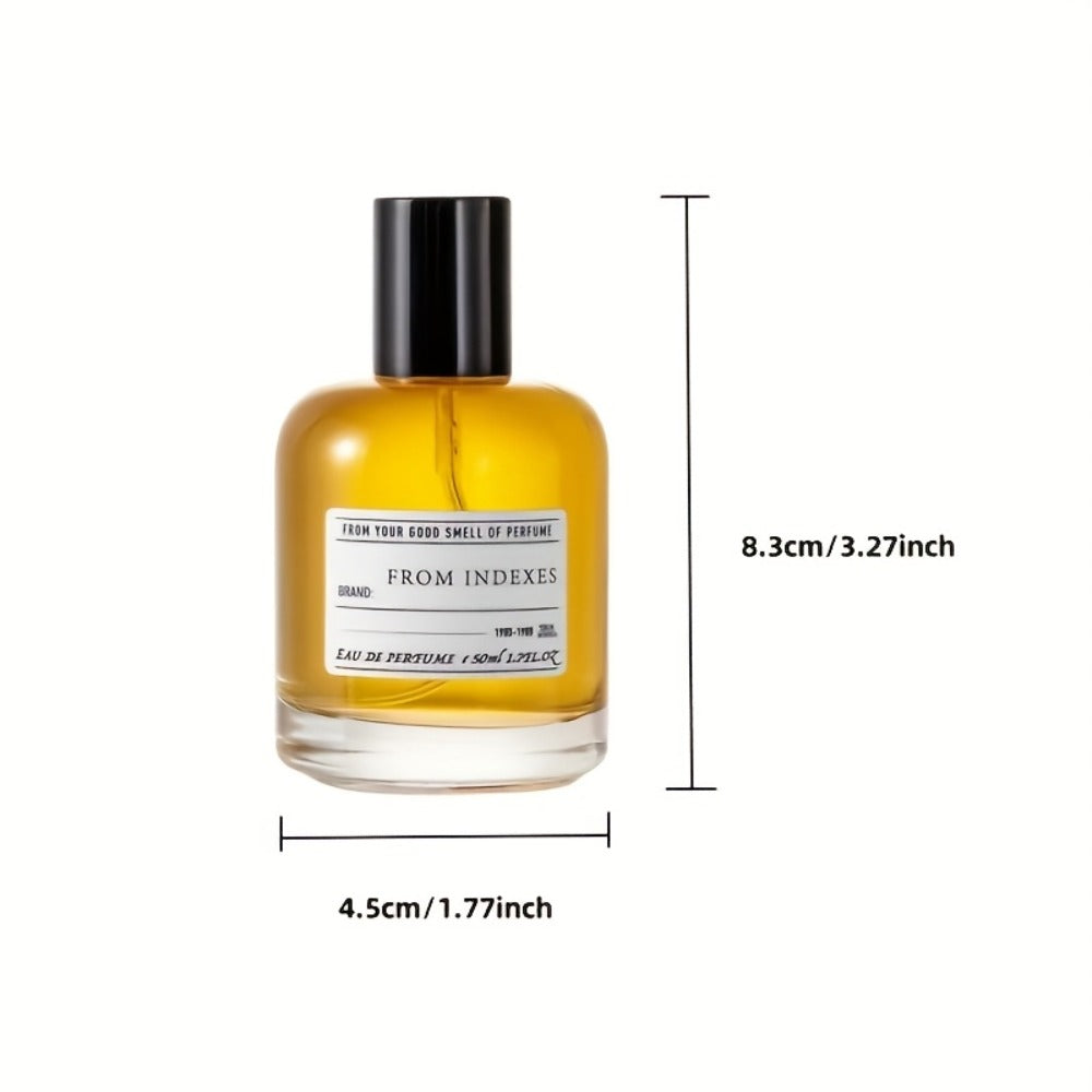 Perfume Unisex ASAD Eau de Parfum Spray in Amber Glass Bottle with Black Presentation Box in a Distinctive Bottle Presentatio