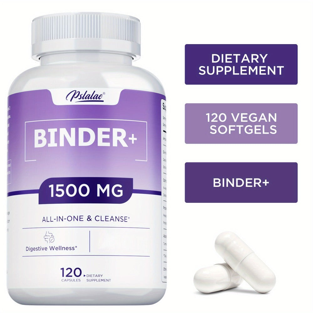 Dietary Supplement 13-in-1 Binder Capsules with Activated Charcoal, Zeolite and Bentonite Clay, 120 Count — image 10