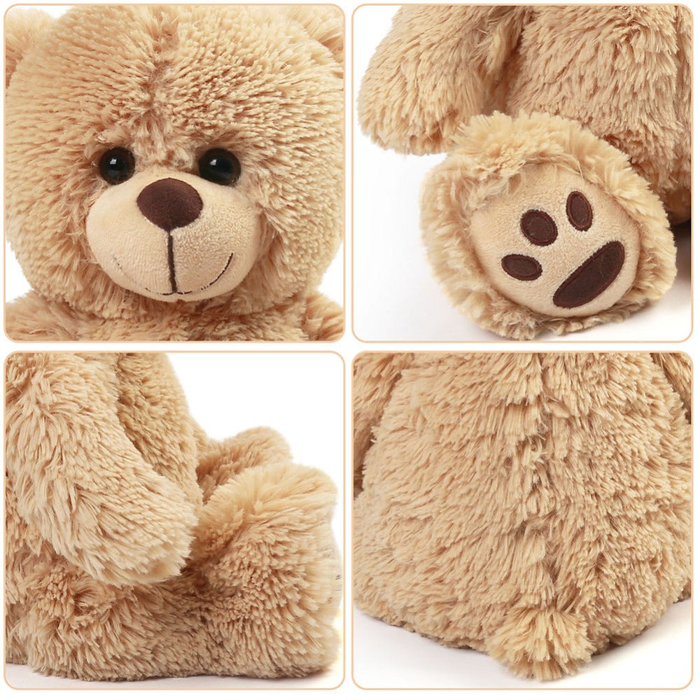 Teddy Bear Stuffed Animal 15 Inch Classic Brown Plush Bear with Safe with the Listed Color, Size or Set Options for Everyday 
