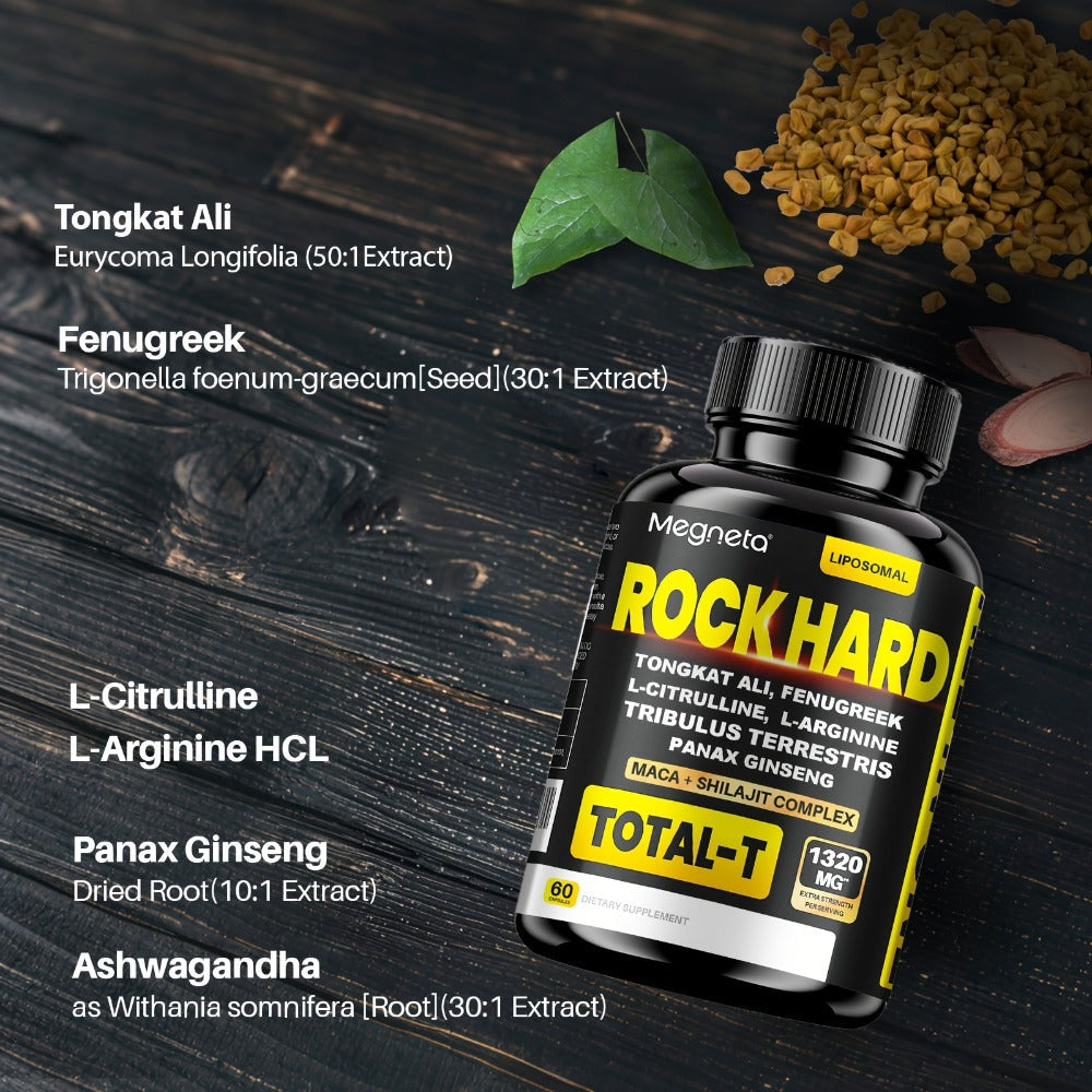 Tongkat Ali Men's Health Supplement Capsules, 60 Count with Single-Bottle Packaging and Printed Label — image 7