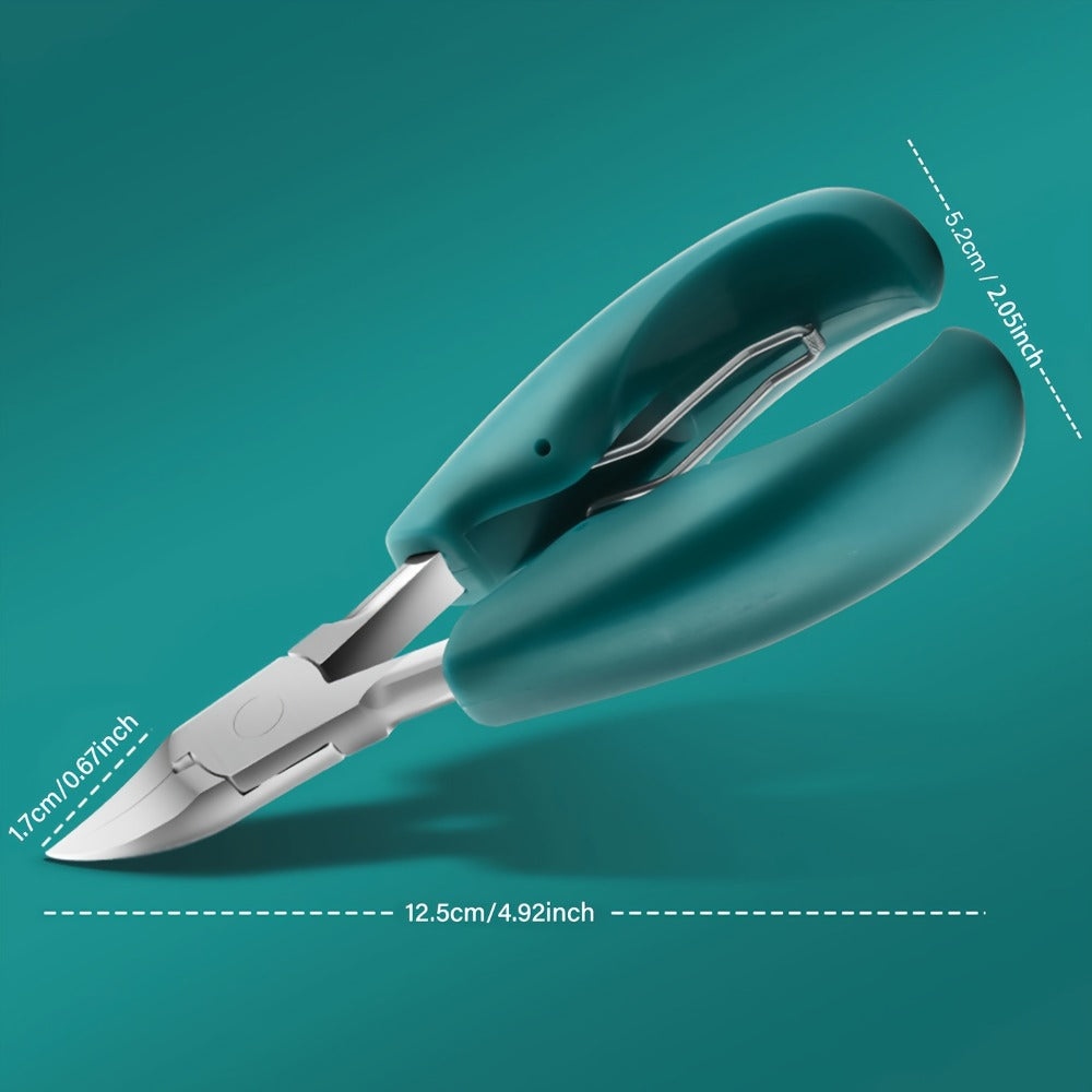Toenail Clippers for Thick Nails & Ingrown Toenails 3 Pack Sharp Curved Blade Surgical Steel – Double Spring Ergonomic Podiat