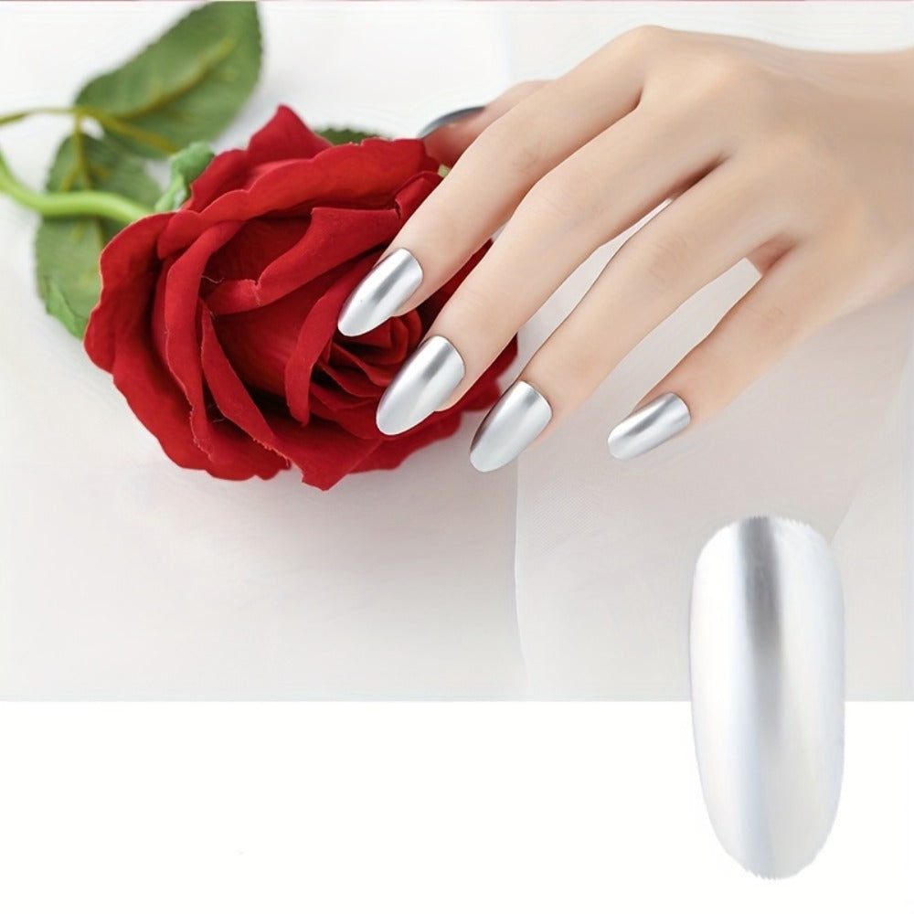 Gel Nail Polish Liner Set with 12 Mirror Chrome Colors and Built-In Thin Art Brushes for Detailed Nail Art — image 12
