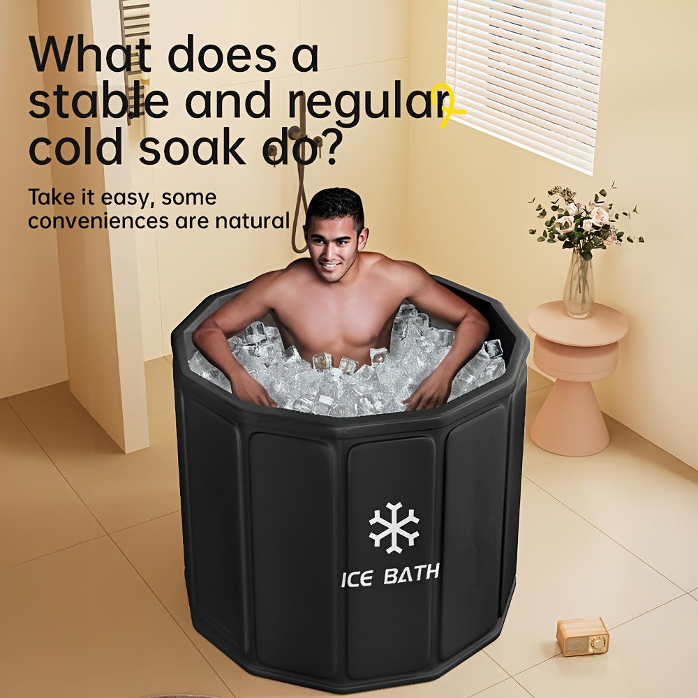 Ice Bath Tub Portable Foldable for Garden, Patio and Yard Use, with the Listed Configuration — image 1
