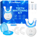 Battery-Powered LED Teeth Whitening Kit with Three Gel Syringes, Mouth Trays and Storage Case — image 7