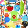 Dog Toys 25-Piece Activity Set with Rope, Squeaky, Tug, Teething and Treat-Dispenser Pieces — image 2
