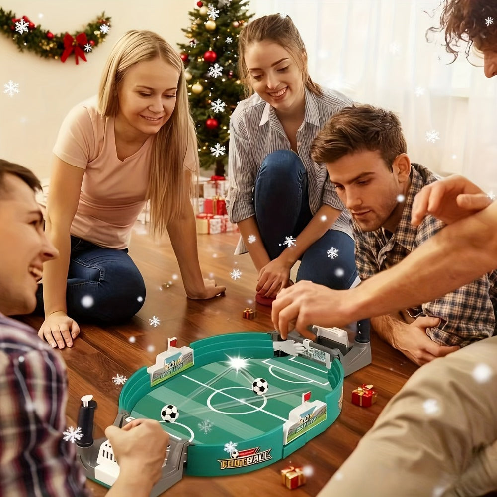 Portable Tabletop Football Game Set – Stand-Alone Table Design, Durable PP Material, 6 or 10 Balls, Family Party Board Game f