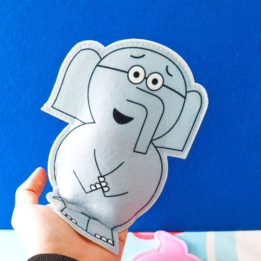 Elephant and Piggie Hand Puppets Plush Stuffed Animal Props for Storytelling, Classroom Teaching & Role Play — image 8