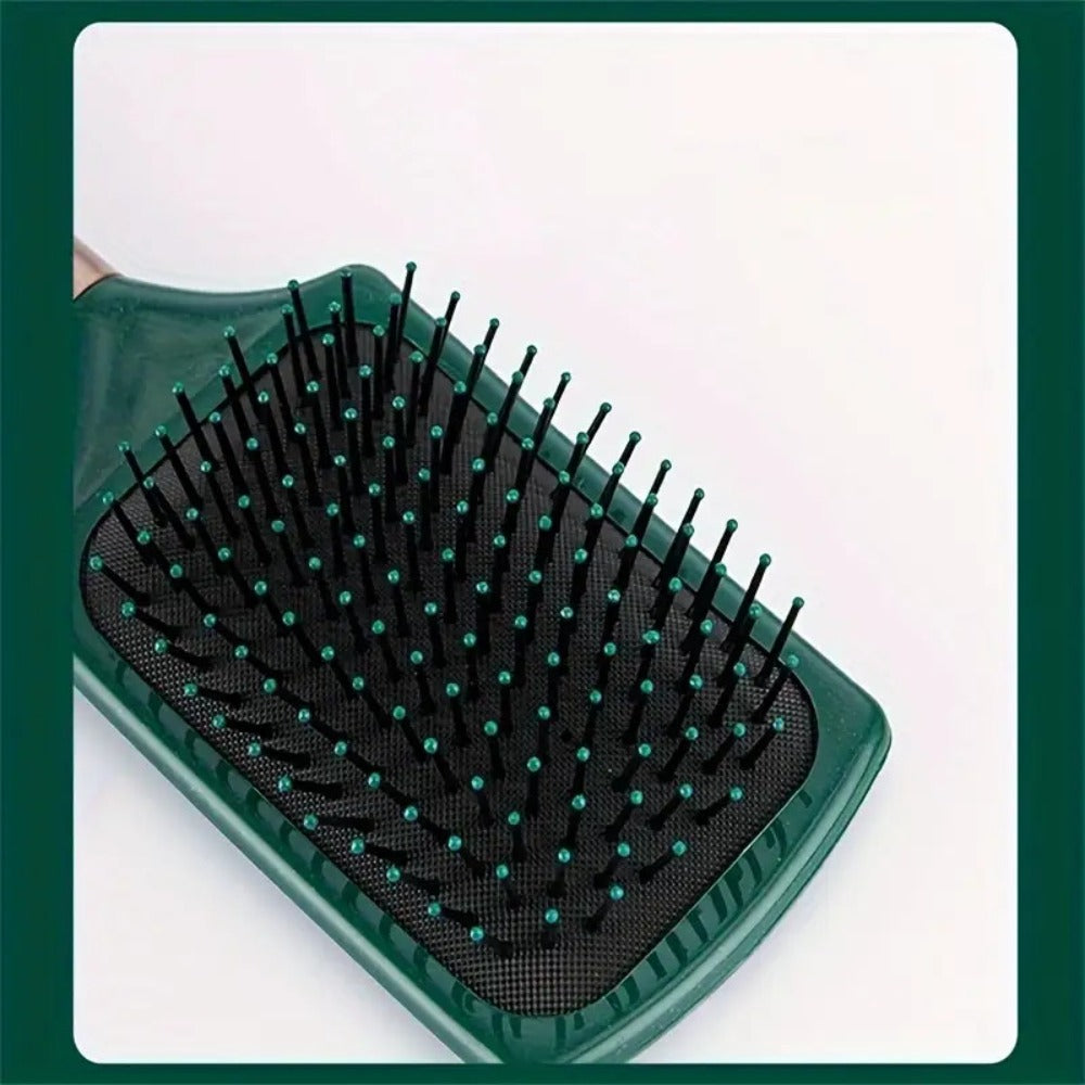 Hair Accessories Five-Piece Green Brush and Comb Set with Cushion Brush, Pick and Styling Tools — image 18