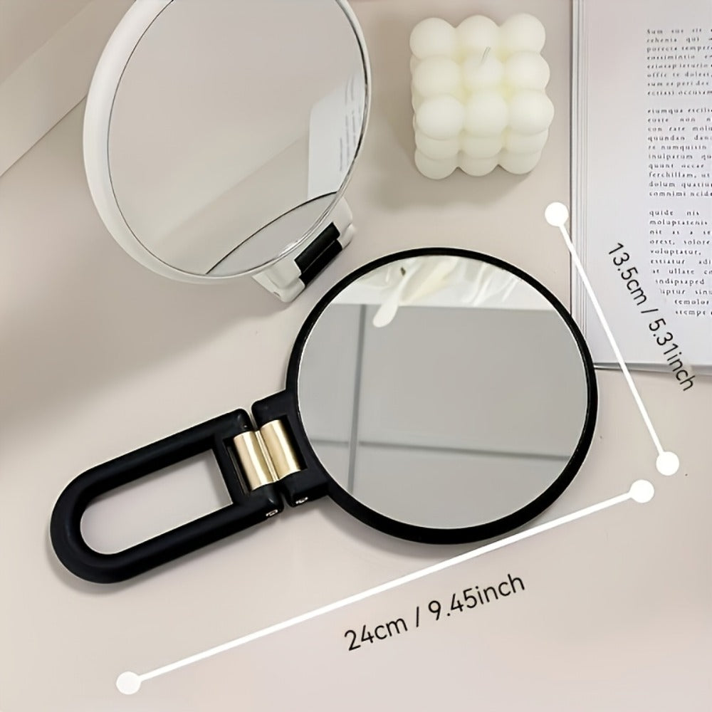 70X Magnifying Mirror Double-Sided 1X & 70X Zoom 360° Adjustable Handle – Handheld Desktop, for Makeup, Travel and Everyday V