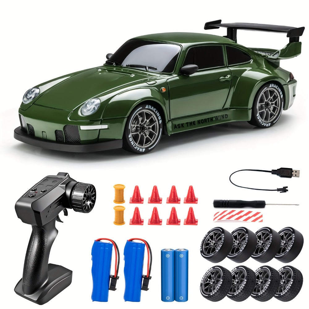 RC Drift Car S814 1:24 Scale Sports Car with Remote Controller, Display Cones and Five Color Selections — image 8